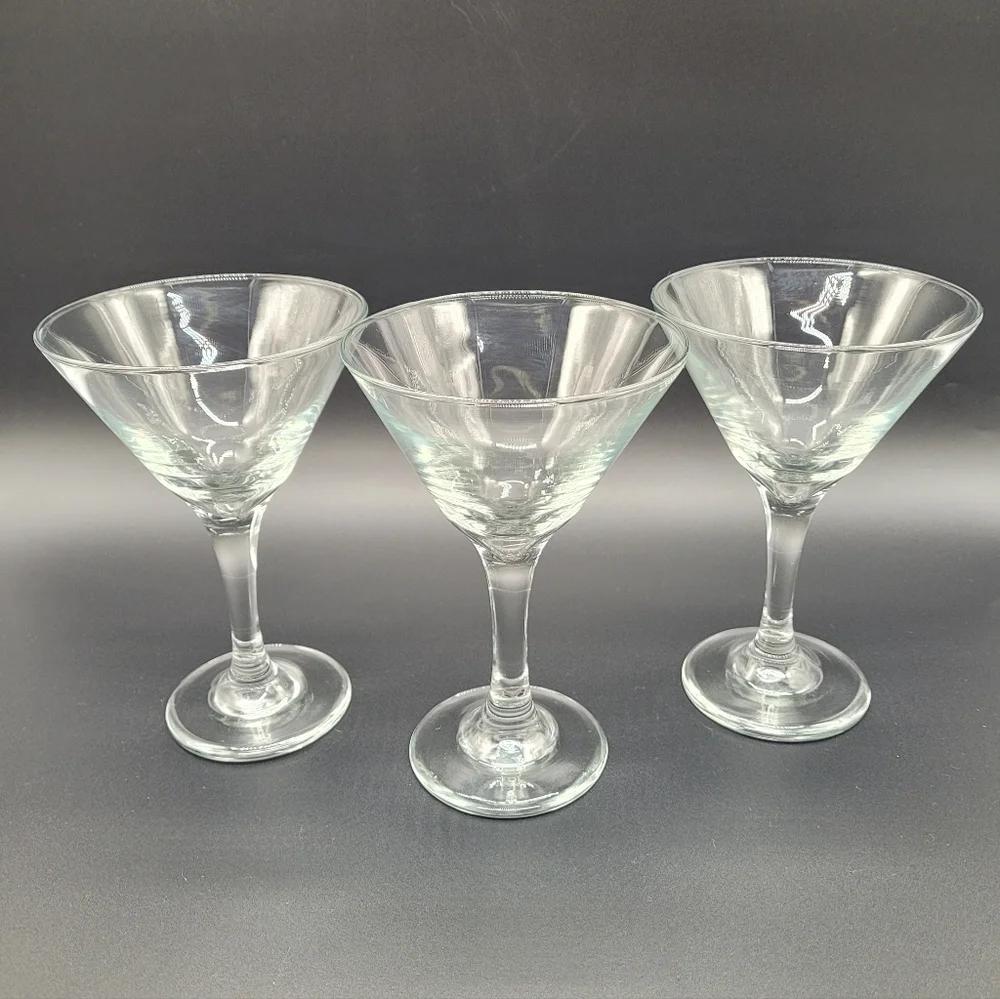 Martini Glasses Modern Set of 3​​​